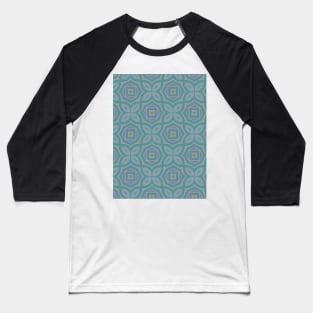 Geometric pattern matte bright colors Baseball T-Shirt